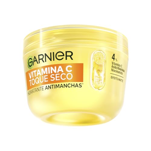 Garnier Gel Creme Hidratante Facial Antimanchas Toque Seco com Vitamina C Niacinamida e Acido Hialuronico Controla a Oleosidade e Uniformiza a Pele 85g 0
