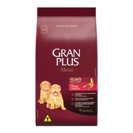 Granplus Ração Para Cães Filhotes Gran Plus Menu Carne E Arroz 3Kg