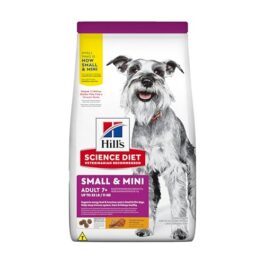 Ração Hill’s Science Diet Adultos 7+ Pequenos e Mini para Cães Idosos sabor frango – 2.04kg