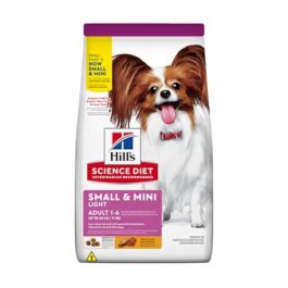 Ração Hill’s Science Diet Light com Baixas Calorias Pequenos e Mini para Cães Adultos Sabor Frango 2.04kg