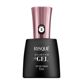 Risqué Top Coat Fixador Diamond Gel Cremoso – 9, 5 ml