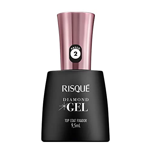Risque Top Coat Fixador Diamond Gel Cremoso 9 5 ml 0