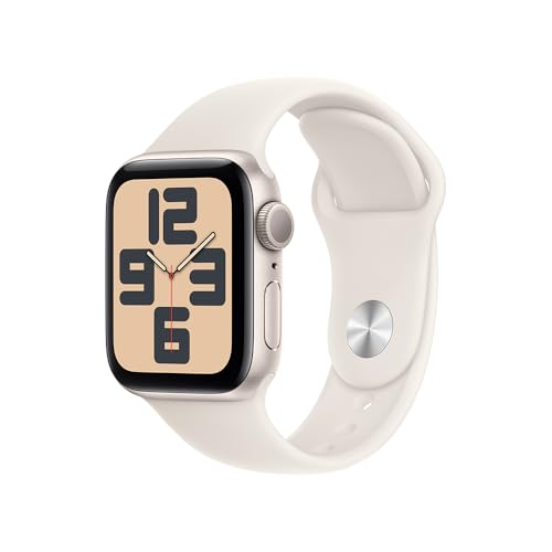Apple Watch SE GPS Caixa estelar de aluminio 40 mm Pulseira esportiva estelar PM 0