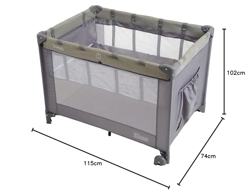 Burigotto Berço Serenata, Cinza 4 Burigotto Berço Serenata, Cinza - Imagem 3