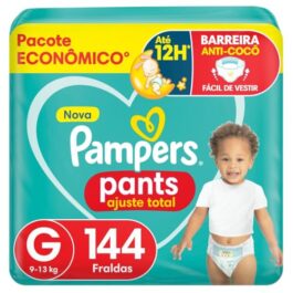 Fralda Pampers Pants Ajuste Total G – 144 fraldas