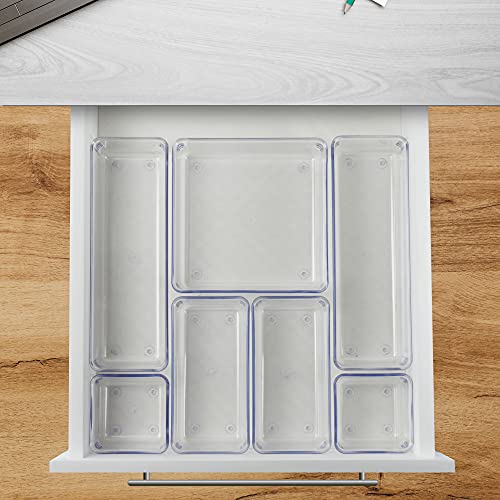 Acrimet Organizador Modular para Gavetas, Bancadas e Armários, Plástico Transparente, Kit com 7 Potes Sortidos, 975.0 6 Acrimet Organizador Modular para Gavetas, Bancadas e Armários, Plástico Transparente, Kit com 7 Potes Sortidos, 975.0 - Imagem 5
