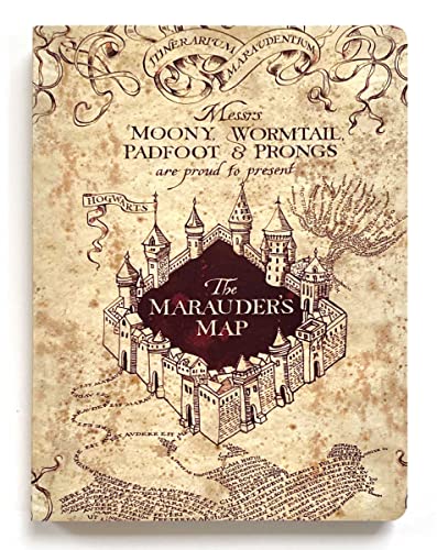 Caderno com capa Mapa do Maroto Harry Potter Paper House Productions, 60 páginas pautadas 1 Caderno com capa Mapa do Maroto Harry Potter Paper House Productions, 60 páginas pautadas