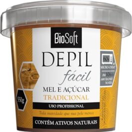Cera Natural Mel e Açúcar (Pote Grande) – BioSoft