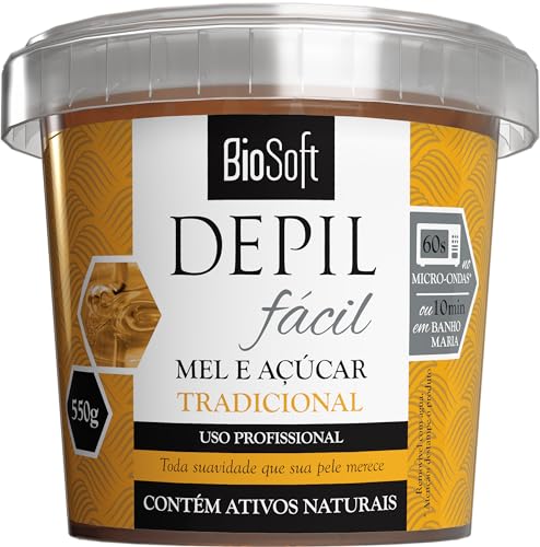 Cera Natural Mel e Açúcar (Pote Grande) - BioSoft 2 Cera Natural Mel e Açúcar (Pote Grande) - BioSoft