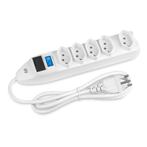 Filtro de Linha Multi com 5 Tomadas, Cabo de 1,2m e Proteção Contra Sobretensão Branco - WI300 5 Filtro de Linha Multi com 5 Tomadas, Cabo de 1,2m e Proteção Contra Sobretensão Branco - WI300 - Imagem 4