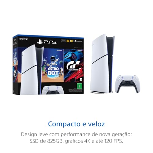 PlayStation®5 Slim Digital 825GB – Pacote ASTRO BOT e Gran Turismo 7 4 PlayStation®5 Slim Digital 825GB – Pacote ASTRO BOT e Gran Turismo 7 - Imagem 4